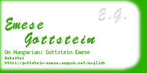 emese gottstein business card